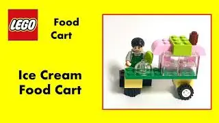 LEGO Food Truck Cart Hot Dog Stand Building Instructions