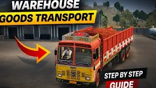 Warehouse Goods Transport 🚛 | Tata Truck Driving Simulator | Step-by-Step Guide #trucksimulator 