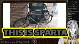 Vesper fascinated by this chad bike [Holostars Tempus Clips]