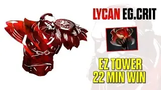 Lycan Easy Tower Madness and Silver Edge Build Item 22 Min GG by Crit - Top MMR Pro Player | Dota 2