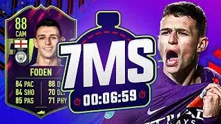 ENGLAND WONDERKID 88 FUTURE STAR FODEN!! 7 MINUTE SQUAD BUILDER! - FIFA 19 ULTIMATE TEAM