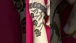 Easy beautiful back hand mehndi design #ytshorts #henna #mehndi