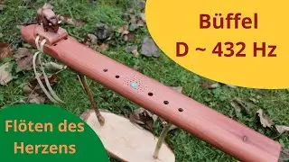 Indianer Fl&ouml;te ~ B&uuml;ffel Doppelfl&ouml;te in D ~ 432 Hz ~