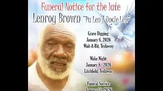 LENROY BROWN THANKSGIVING SERVICE