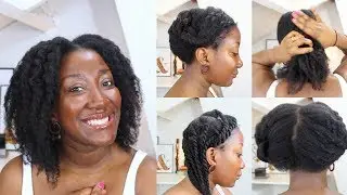 3 Simple Protective Hairstyles For Hair Growth || thin/fine natural hair || Adede