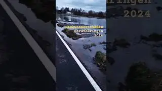 Sch&auml;den nach Deich&ouml;ffnung #Aum&uuml;hle #Hochwasser #Th&uuml;ringen L2079 Auleben - G&ouml;rsbach #Kyffh&auml;user #2024