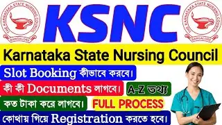 KNC Registration Online SlotBooking/KSNC Registration/KNC Registration Full Process/KNC Registration