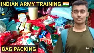 Indian army training packing video//ready for army training #indianarmy 