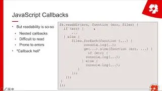 Web Programming I: L7/8: JavaScript part 9: Callbacks
