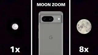 Google Pixel 8 Zooms in on the Moon &ndash; Unbelievable Detail!