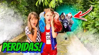 A BELINHA E A FILHA DA ARLEQUINA FICARAM PERDIDAS SOZINHAS NA FLORESTA PROIBIDA COM MUITOS VILÕES