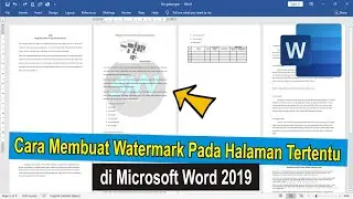 Cara Membuat Watermark di Word Pada Halaman Tertentu &bull; #SimpleNewsVideo