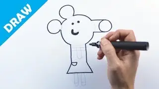 Learn how to draw Norrie - Hey Duggee