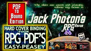 Hard cover binding your RPG pdfs