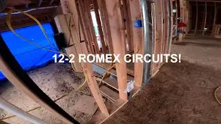 roughing in kitchen/dining circuits with 12-2!