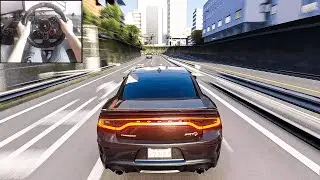 DODGE through HEAVY TRAFFIC in ASSETTO CORSA!