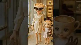 Pretty little baby Brainrot, Shopping of Cappuccinas, Family Vlog #brainrot #ballerinacappuccina #ai