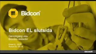 Bidcon EL slutsidan