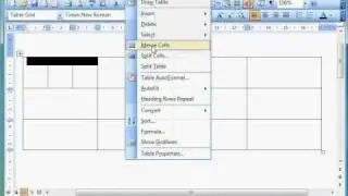 Splitting/Merging cells in a table