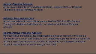 Accounting Basic Principal