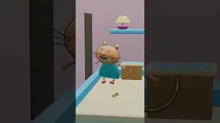 Candy Cat Cleans Her Messy Room | English Moral Stories For Kids | Animated Cartoons | #shorts