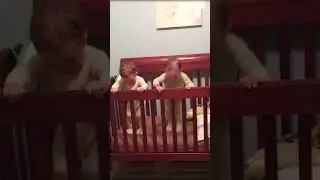 Twin Babies Bonding Are Absolutely Amazing To Watch 🤣🥰 | Twins Also Bonding in Mom's Belly #shorts
