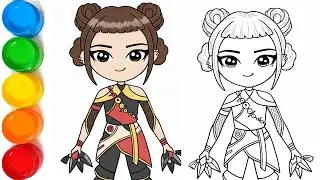 How to Draw Zoey   KPop Demon Hunters Easy