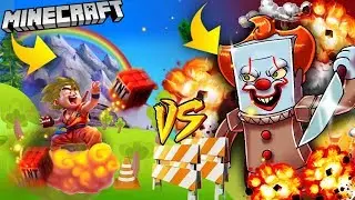 TNT VS FALA KLAUNA Z KOSZALINA | MINECRAFT WYSTRZAŁOWY CHALLENGE MATRUNER