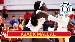 Spotlighting AJ Malual | Maryland Volleyball | At The Net