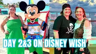 DISNEY WISH CRUISE -Dining reviews, Castaway Cay, pirates night