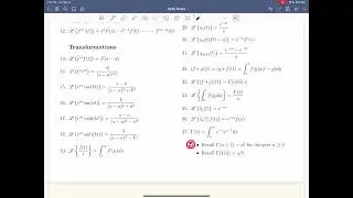 Table of Laplace Transforms
