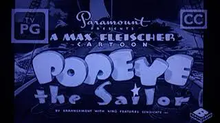 Popeye The Sailor Man - Onion Pacific - 1940 - Opening And Closing (Boomerang Screenbug)
