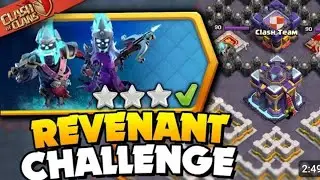 Easily 3 Star the Revenant Royalty Challenge (Clash of Clans) #coc #gameplay