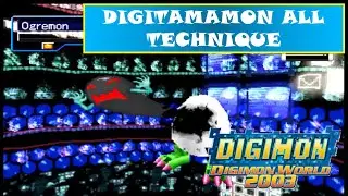 Digimon World 2003 Gameplay - Digitamamon All Technique & Signature Move