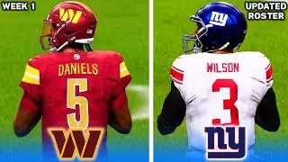 Commanders vs. Giants | Week 1 Simulation | 2025 - 2026 Updated Rosters | Madden 25 PS5