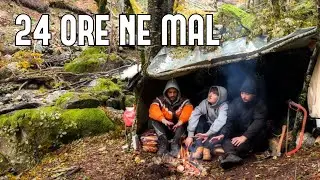 NATA M&Euml; E TMERRSHME QE E KEMI KALUAR N&Euml; MAL ME SHI⛈️ - 24 OR&Euml; SURVIVAL SHELTER (SHQIP 4K)