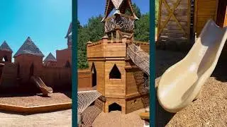 Prairie Castle Playground is AMAZING at Daniel Stowe Botanical Gardens Belmont, NC #charlottenc