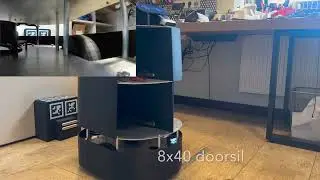 Autonomous indoor delivery robot: testing how spring loaded wheels work
