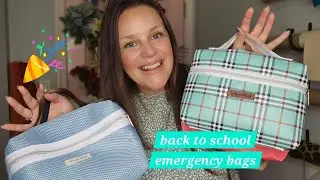 Back to school 🏫 emergency bags. Let's sew up some perfect backpack organizers! Product launch!! 🎉