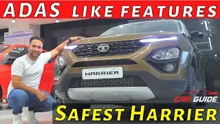 Safest Tata Harrier 2022 | ADAS like Features | Driver Assistance System - All 4 Disc Brakes🔥