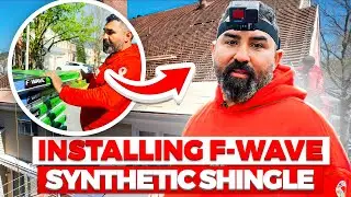 Installing A new product F-Wave Synthetic Shingle For the First Time