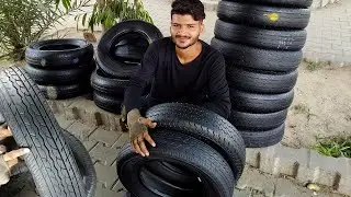 Amazing Process of Retreading Old Tyre | Restoration of Old Used Car Tires with Amazing Technology