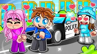RIZZING Girls With The NEW $100,000,000 POLICE CAR In Roblox Driving Empire!
