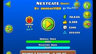 NEXTGATE | difficulty rating | harder | 
