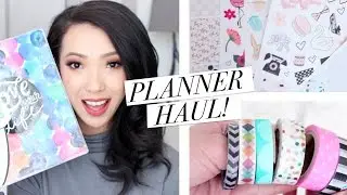 Planner Haul! 🌸 The Happy Planner 2016, Stickers, Washi Tape & More