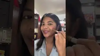 get ready with me using my sister’s makeup #grwm #makeup #vlog 