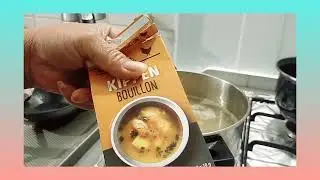 Vegetables soup with meat balls 