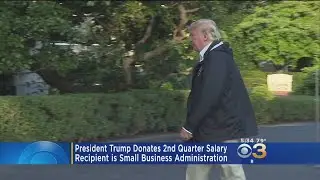 President Trump Donates 2nd Quarter Salary