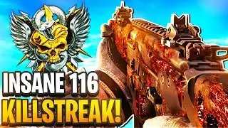 BO4 *INSANE* 116 KILLSTREAK NUCLEAR WITH THE GKS!!!