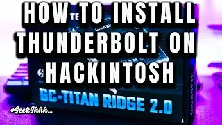 Flashing a Titan Ridge Thunderbolt 3 Card for Hackintosh #CH341A #MacPro #AlpineRidge #Gigabyte #Gc